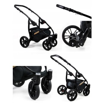 Lux4Kids barnvagn BlackOne Misty Violet 2in1 utan barnstol