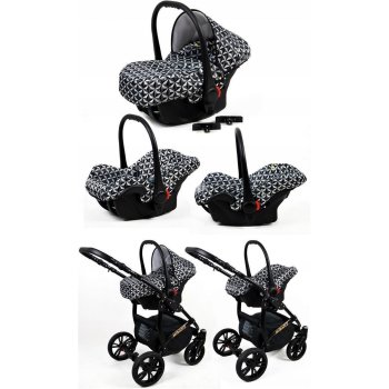 Lux4Kids barnvagn BlackOne Misty Violet 2in1 utan barnstol