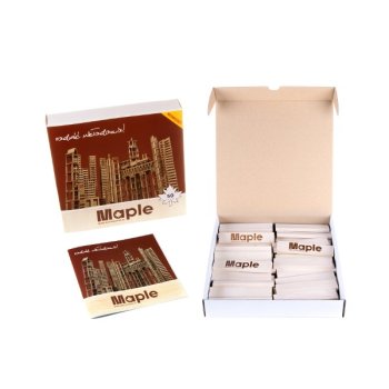 Maple building blocks 200 bricks (10 with logo)