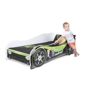 Lux4Kids cot car bed bed bedroom play bed with mattress...