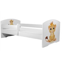 Angelbeds Toddler Bed 20 motifs wood Flex slatted frame foam mattress bed drawer Luk 1 Without bed drawer