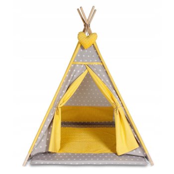 Childrens Play Tent Tipi Tepee Play Tent Tent Megaset 4 Models Girls Boy by ChillyKids Strawberry 01