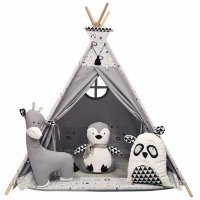 Childrens Play Tent Tipi TeepeeTent Megaset 6 Models Girl Boy by ChillyKids City Zoo