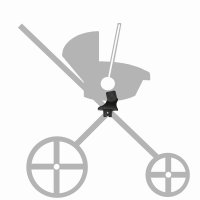 Lux4Kids Adapter für Babyschale und Kinderwagen Dino