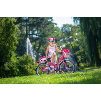 Vélo pour enfants à partir de 6 ans Girls Basket Backpedal Brake Flowers 20 pouces par Lux4Kids