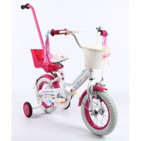 Cestino bici per bambini da 2 anni Ruote da allenamento Lily 12 pollici Girl Bike di Lux4Kids