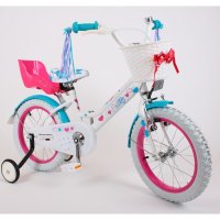 Bici per bambini da 4 anni ruote da allenamento basketBiciclette da 16 pollici Lily by Lux4Kids