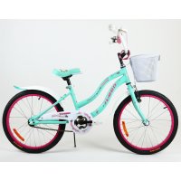 Kids Bike Girl 20 inch Coaster Brake Basket Funny by Lux4Kids