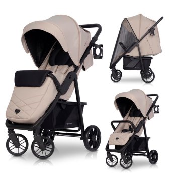 Buggy Pushchair up to 22 Kg Flex Black Edition foldable...
