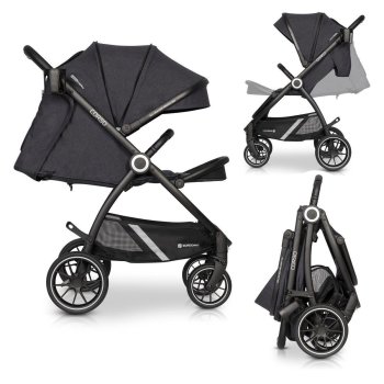 Barnvagn för barn upp till 22 kg och fullt vikbar med endast 8,8 kg Corso By Lux4Kids