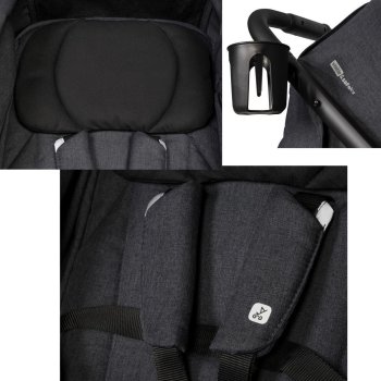 Pushchair up to 22 Kg and fully foldable with Only 8.8 Kg Corso By Lux4Kids