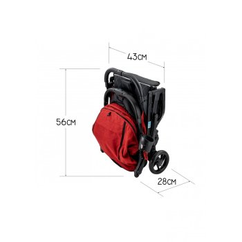 Childrens Pushchair buggy for travel incl. carrier bag XS Line by Lux4Kids