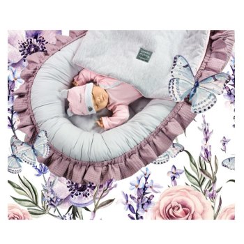 Babynest Baby cocoon för spädbarn och nyfödda Cocoon från Lux4Kids