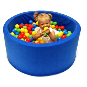 Ballenbad met 200 kleurrijke ballen van 6 cm en 90 cm...