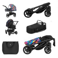 Pram Stroller Set All in one ROYAL 16 colours by Lux4Kids