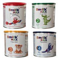 Folgemilch Smilk® MAX 2 Folgenahrung  6-12 Monate mit DHA ohne Palmöl